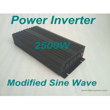 Inversor de energía de onda sinusoidal modificada de 2500 vatios / DC a inversores de CA
